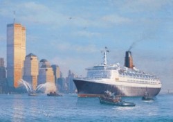 'QE2 - Transatlantic Arrival'